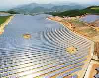 بزرگترین مزرعه تولید برق از انرژی خورشیدی در فرانسه